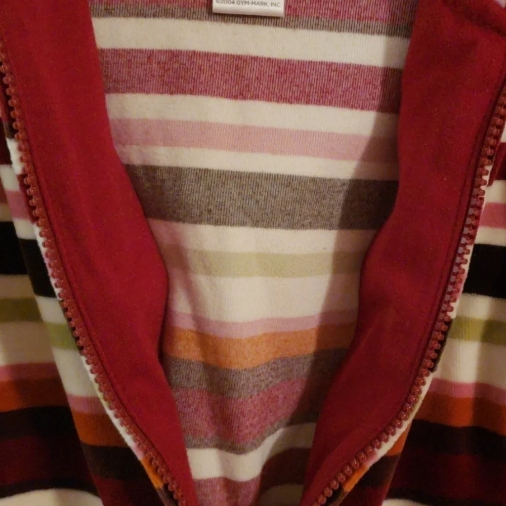 Gymboree Velour Striped Hoodie